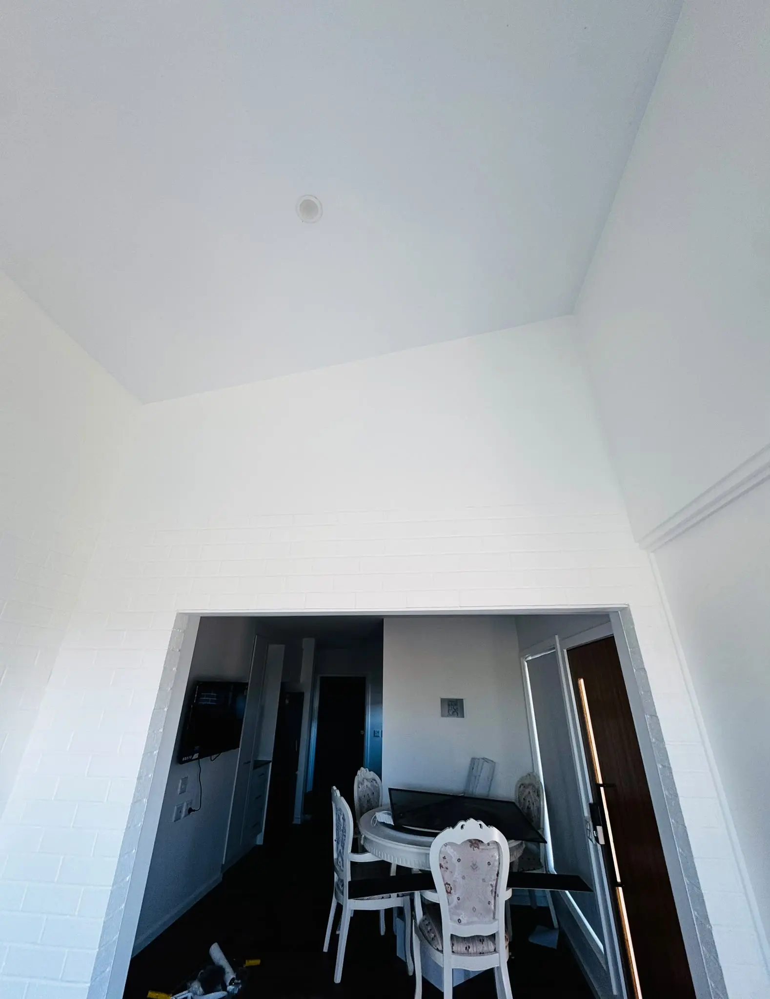 Interior painting of high vaulted ceiling in Belconnen